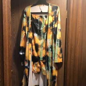 Two piece short jumper and jackets set